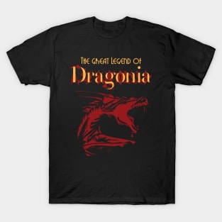 The great legend of dragon, red dragon T-Shirt